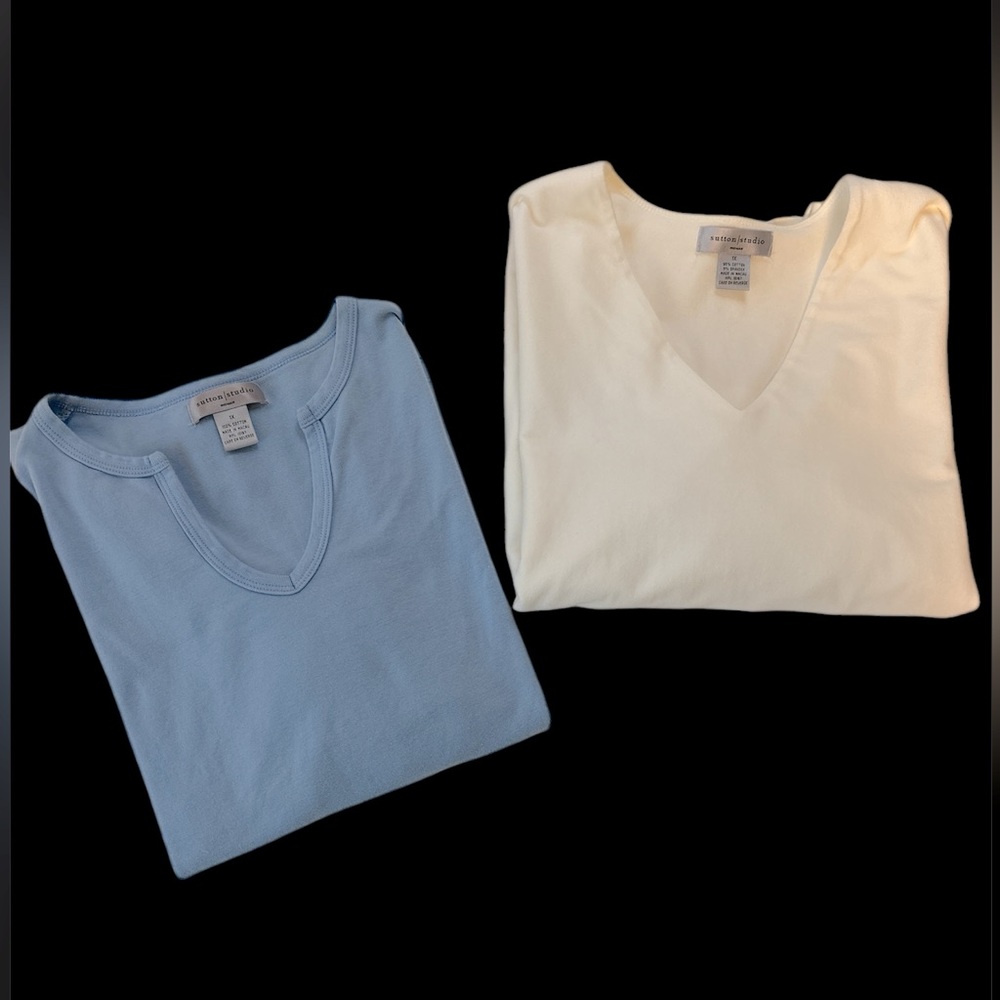 Sutton studio 2 shirts 1X